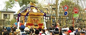 田喜野井が二宮神社に出立つ。09.11.22.