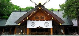 北海道神宮は神明造りの本殿。'10.06.16.