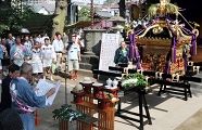 氏神様への御奉仕宣誓。'10.08.15.