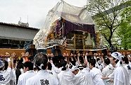 区内巡行差し上げご挨拶。'11.04.24.