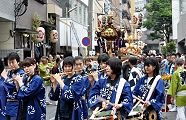 邦楽の祭囃子は珍しい。'11.06.05.