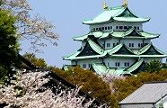 名城の金鯱名古屋城。'11.04.10.