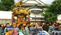 東大島神社の宮神輿。08.08.03.